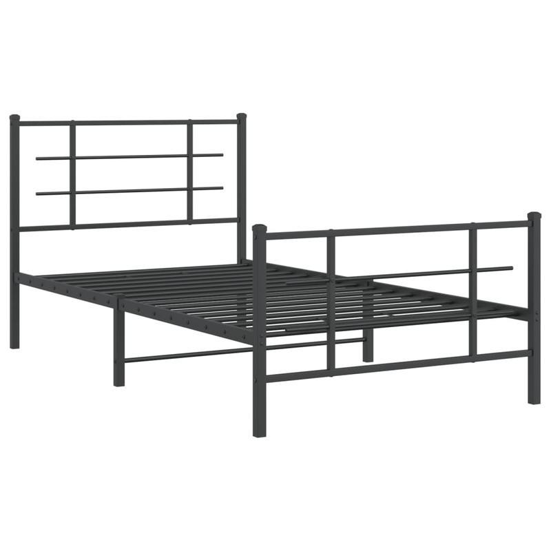 Bedframe – Metalen Bedframe – Verstelbaar Bed – Slaapbank – Bedbodem – 100x200 cm – Robuust Metaal – Eenvoudige Montage