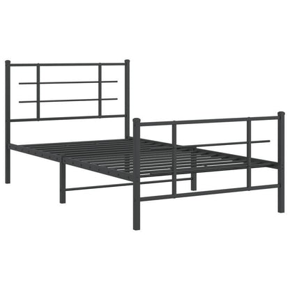 Bedframe – Metalen Bedframe – Verstelbaar Bed – Slaapbank – Bedbodem – 100x200 cm – Robuust Metaal – Eenvoudige Montage