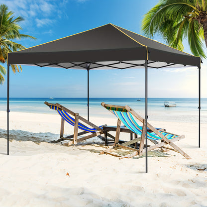 Partytent – Pop-Up Tent – Zonnekap – Opvouwbaar Paviljoen – Tuintent – 3,05x3,05 meter – 4 Zijpanelen Met Rits – Inclusief Draagtas