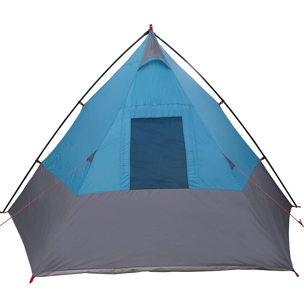 Tipi Tent – Camping Tent – Schuiltent – Pyramide Tent – Outdoor Tent Blauw – Waterbestendig Polyester – Handige Ritssluiting