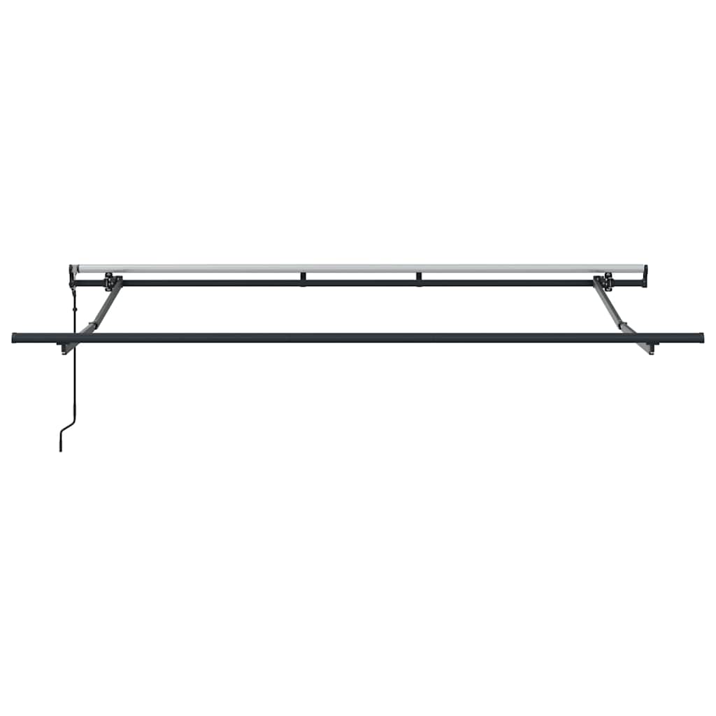 Opvouwbaar Zonnescherm Frame – Zonnescherm Frame – Schaduwdoek Frame – Terras Schaduw – Buiten Zonwering – Duurzaam Metaal – 3,5x2 Meter Antraciet