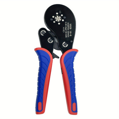 Krimptang – Ratelkrimptang – Kabelkrimptang – Adereindhulzentang – Elektricienstang – Ergonomische Antislip Handgrepen – Geschikt Voor 0,08-16 mm² Kabels