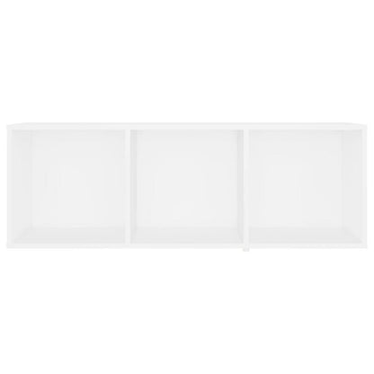 2pcs White Modern Minimalist Floating TV Stand with Storage Shelves - Heavy-Duty Hardwood Construction, Space-Saving Wall-Mounted Design, 68.58cm Height, 3.2 Cu Ft Capacity, Easy Assembly for Flat-Screen TVs, Media Consoles &