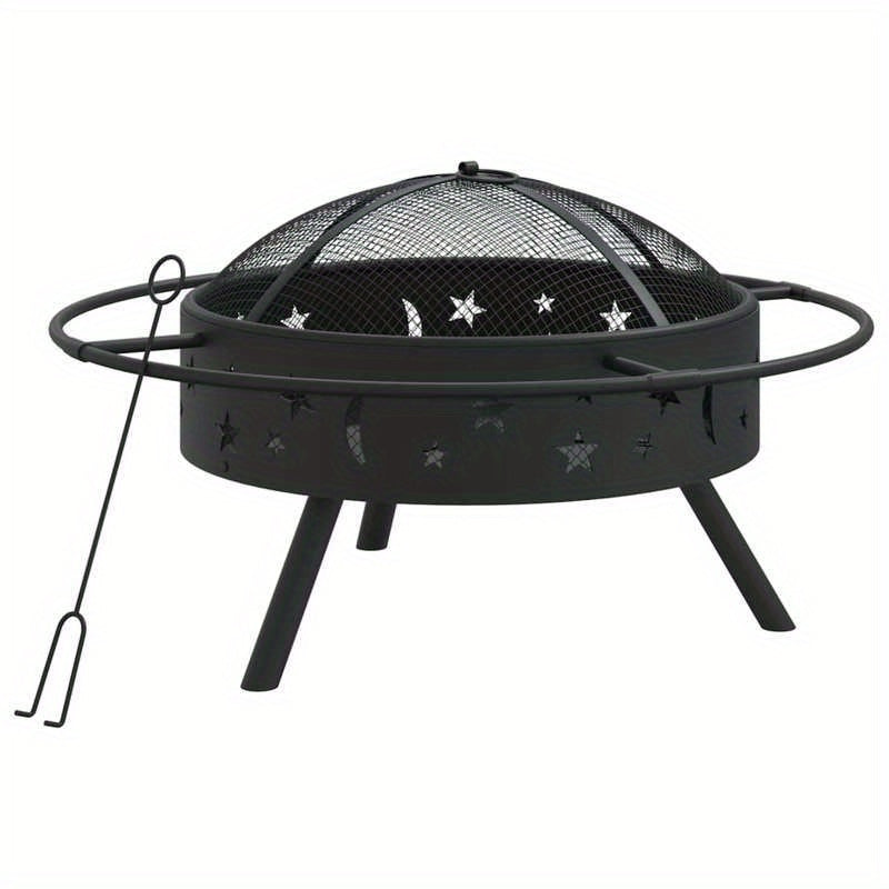 Vuurkorf – Tuinhaard – Vuurschaal – Buitenhaard – XXL 70 Cm Diameter – Stevig Metaal – Inclusief Vuurschep - QUORE