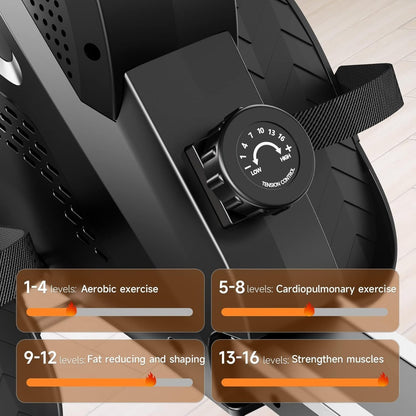 Magnetische Weerstandstrainer – Weerstandsfiets – Fitnessapparaat – Krachttrainer – Revalidatietrainer – Aluminiumlegering – Batterijvrij – Compact & Lichtgewicht