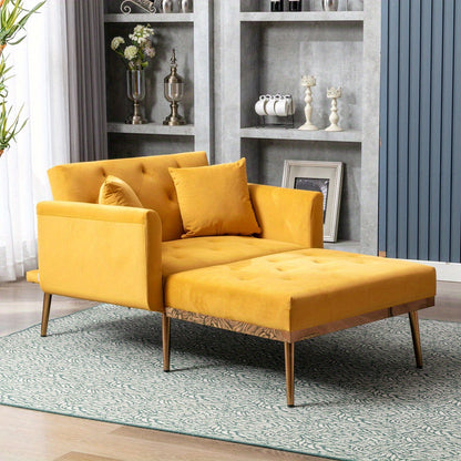 Relaxfauteuil – Relaxstoel – Loungefauteuil – Verstelbare Fauteuil – Leunstoel – Verstelbare Rugleuning – Luxe Velvet Bekleding – Maximaal 220 kg Belastbaar