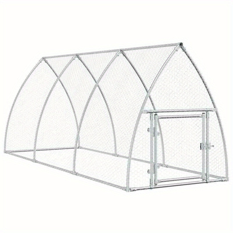 Kippenren – Kippenhok – Kippenkooi – Kipren – Kippenverblijf – Verzinkt Staal – 300x105x120 cm – Weerbestendig & Robuust