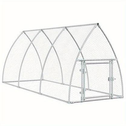 Kippenren – Kippenhok – Kippenkooi – Kipren – Kippenverblijf – Verzinkt Staal – 300x105x120 cm – Weerbestendig & Robuust