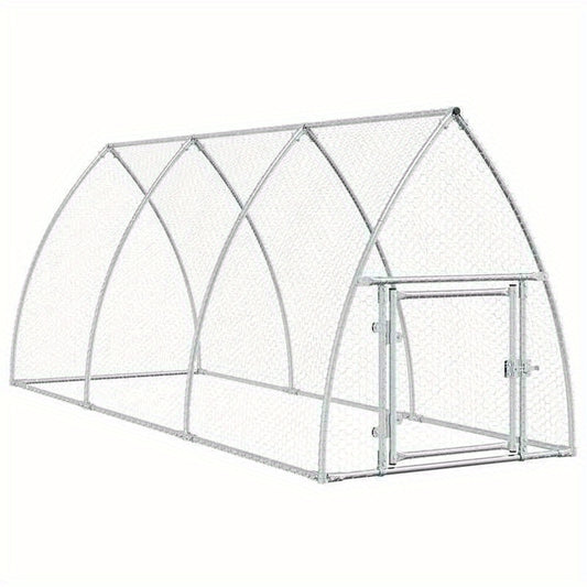 Kippenren – Kippenhok – Kippenkooi – Kipren – Kippenverblijf – Verzinkt Staal – 300x105x120 cm – Weerbestendig & Robuust