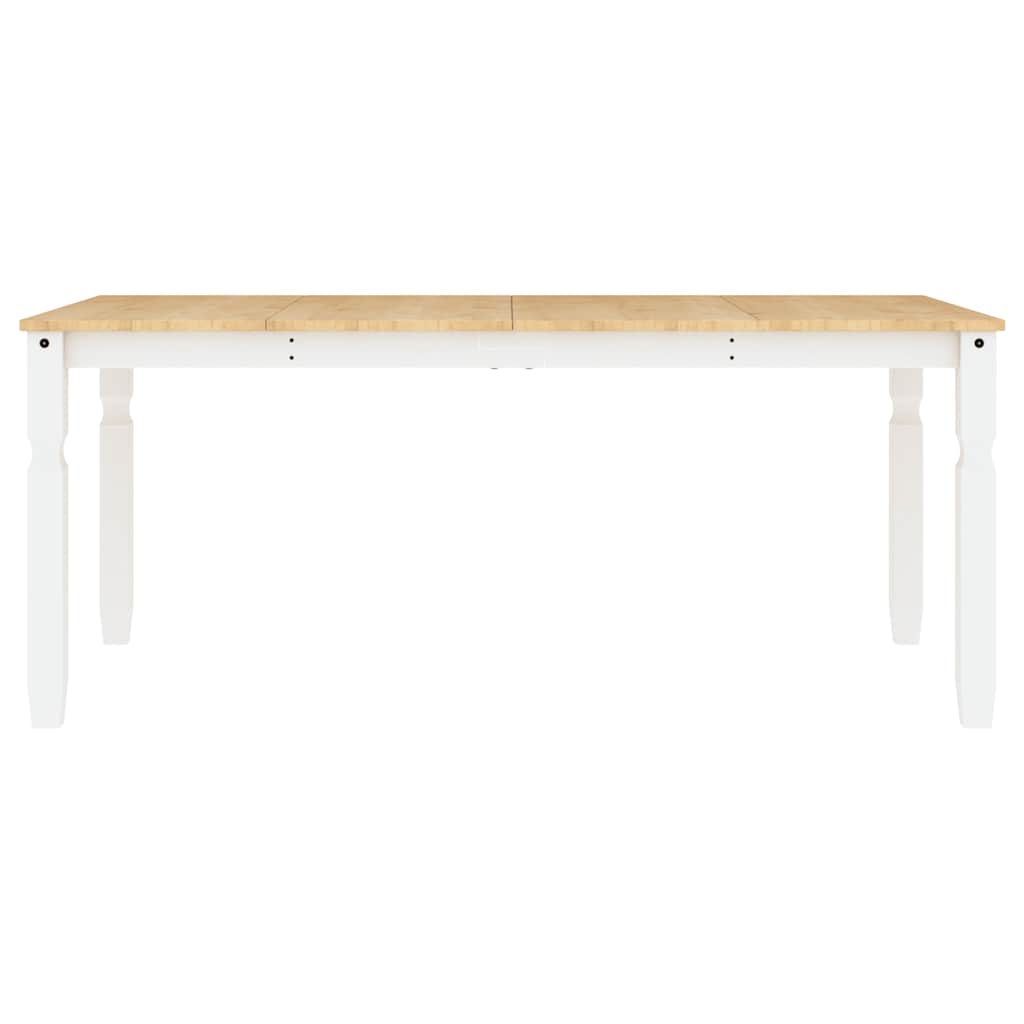 Eettafel – Tafel – Eetkamertafel – Houten Tafel – Wit – 180 cm – Massief Hout – Onderhoudsvriendelijk