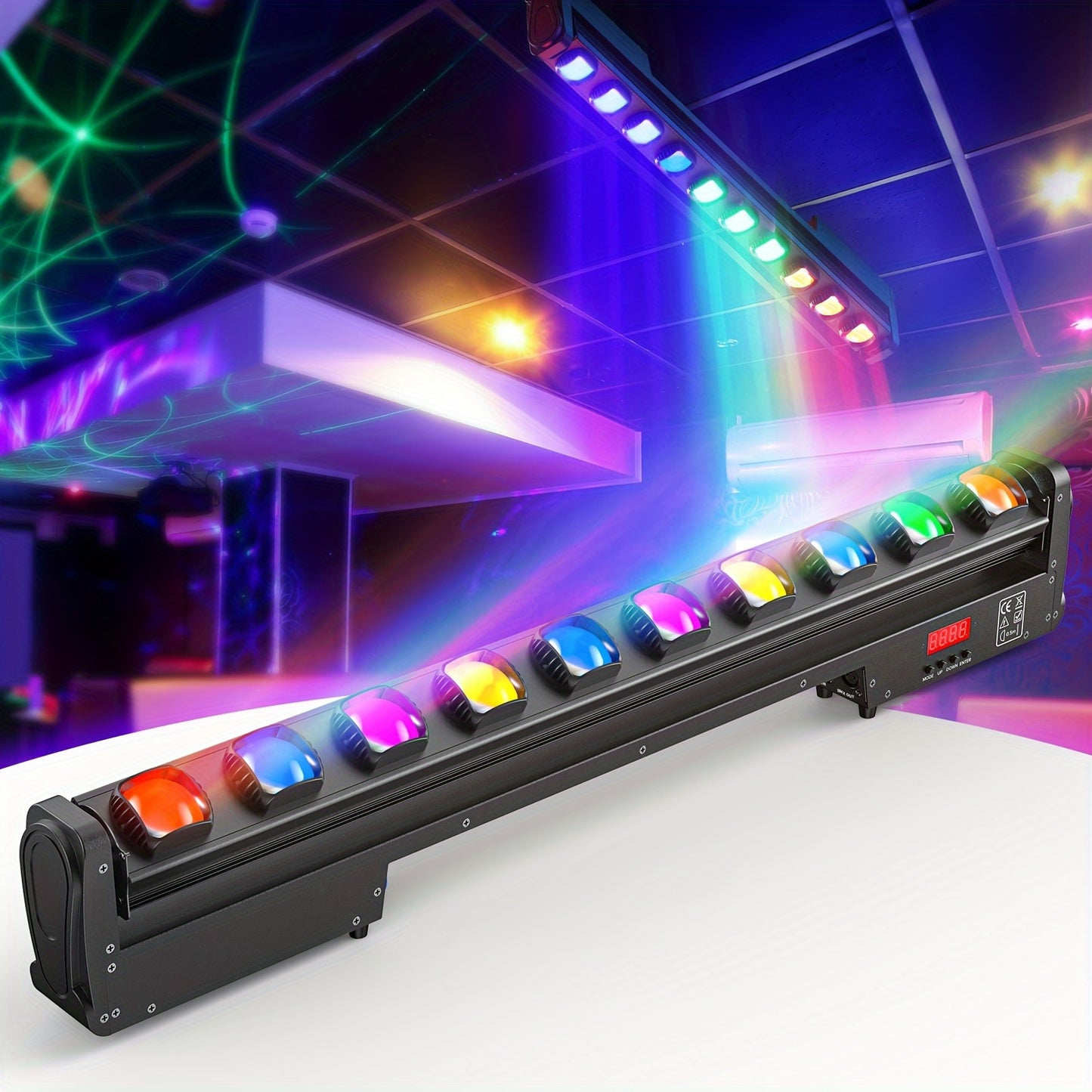 Moving Head Verlichting – Podiumlamp – Disco Licht – DJ Verlichting – RGBW Spot – 250W Hoogvermogen – Duurzame Aluminium Behuizing