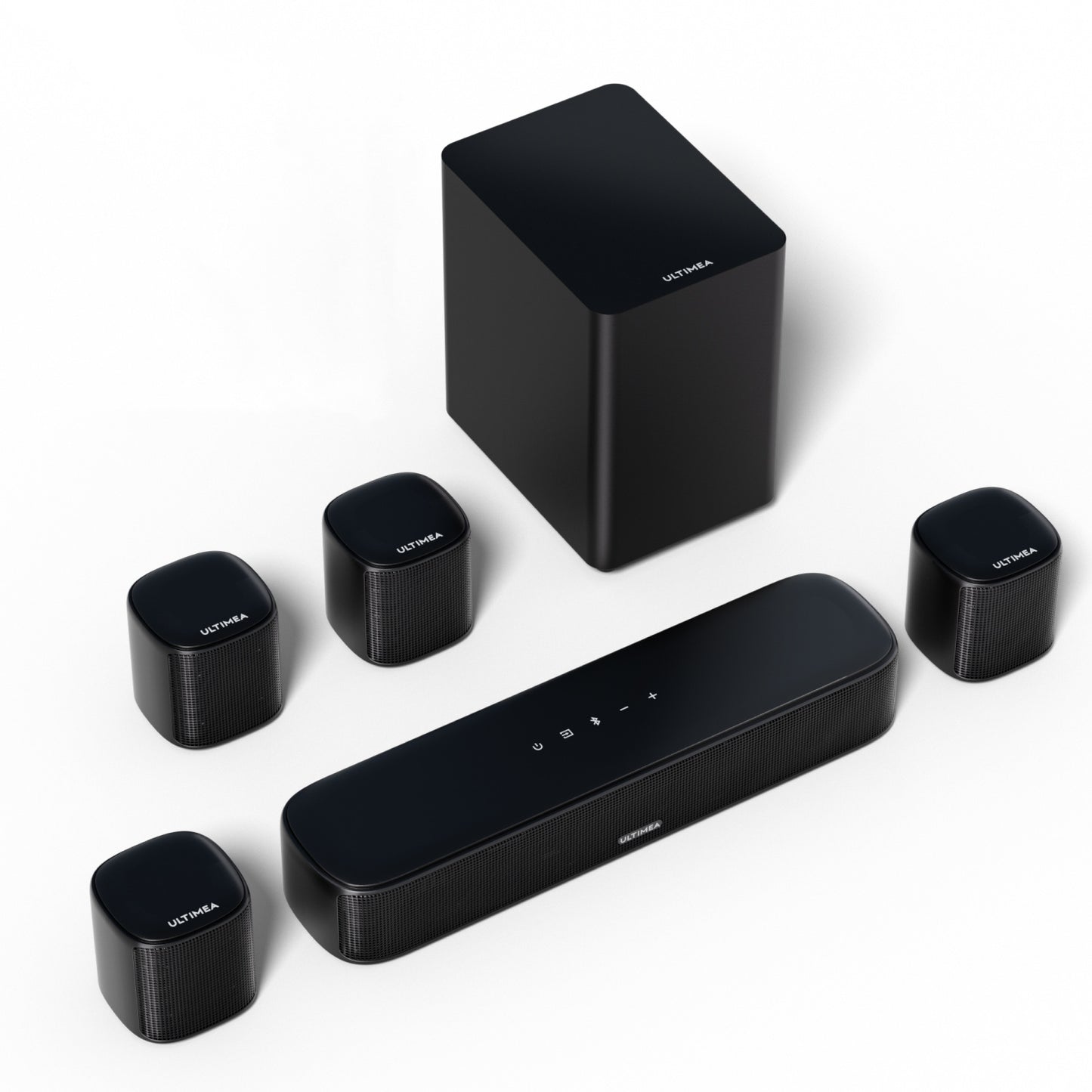 Soundbar – Surround Sound Systeem – Home Cinema Speaker – Draadloze Luidspreker – Subwoofer – 7.1 Kanaals – 330W Piekvermogen – App Bediening