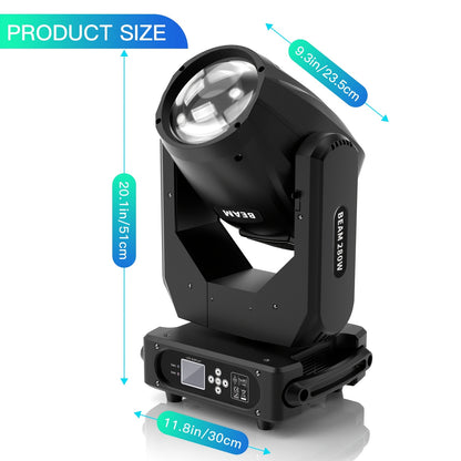 Movinghead – Podiumverlichting – Disco Licht – DJ Verlichting – Lichteffect – Krachtige 280W Halogeenlamp – 13 Kleuren en Gobos