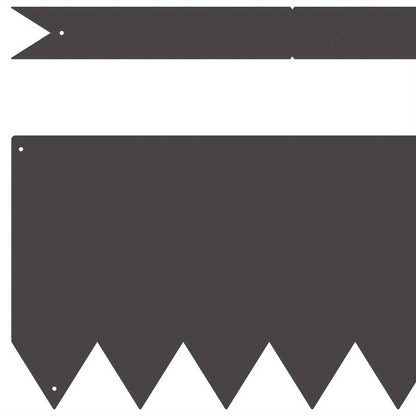 Grasrandbeheerder – Tuinafboording – Borderrand – Gazonrand – Tuinrand – Zwart Gecoat Staal – 10 Stuks 100 x 20 cm
