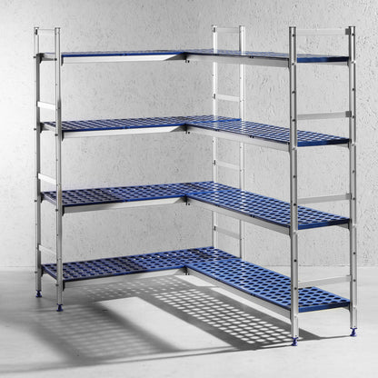 Keukenrek – Opbergrek – Keukentrolley – Keukenorganizer – Keukenkast – Aluminium Frame – 112 cm Breedte