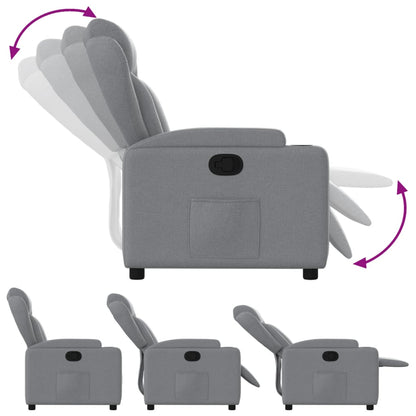 Relaxstoel – Relaxfauteuil – Fauteuil – Loungestoel – Zitfauteuil – Handmatig Verstelbaar Tot 135° – Dikke Bekleding Met Bekerhouders
