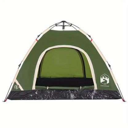 3-Persoons Tent – Camping Tent – Kampeertent – Buitentent – Lichtgewicht Tent – Groen – Snel Op Te Zetten – Waterafstotend Polyester