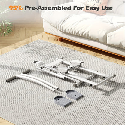 Stepper – Vertical Climber – Fitness Stepper – Hometrainer – Mini Stepper – Inklapbaar & Compact – Verstelbare Pedalen & Antislip