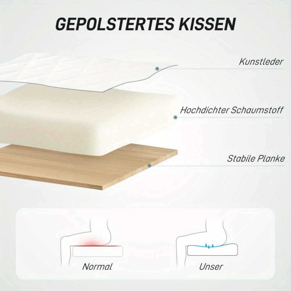 Bureaustoel – Office Chair – Draaistoel – Kantoorstoel – Desk Chair – Verstelbare Zithoogte – Kunstleren Bekleding Met Diamantstiksel