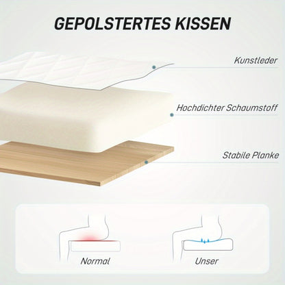 Bureaustoel – Office Chair – Draaistoel – Kantoorstoel – Desk Chair – Verstelbare Zithoogte – Kunstleren Bekleding Met Diamantstiksel