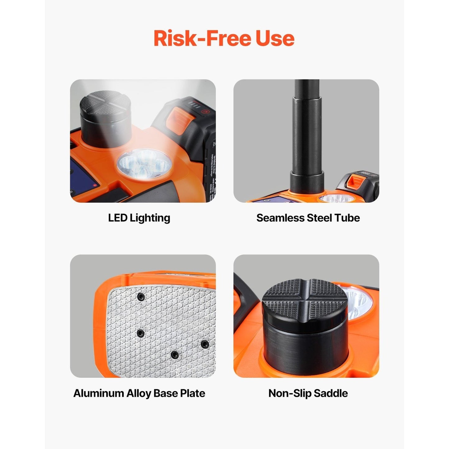 Elektrische Autokrik – Auto Krik – Hydraulische Krik – Draagbare Krik – 5 Ton Autokrik – Draadloos Met Afstandsbediening – LED Verlichting & Aluminium