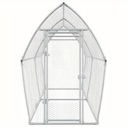 Dierenkooi – Konijnenhok – Knaagdierkooi – Kleine Dierenren – Huisdierenkooi – Metalen Frame – 400x105x182 cm – Weerbestendig – Veilig Slot