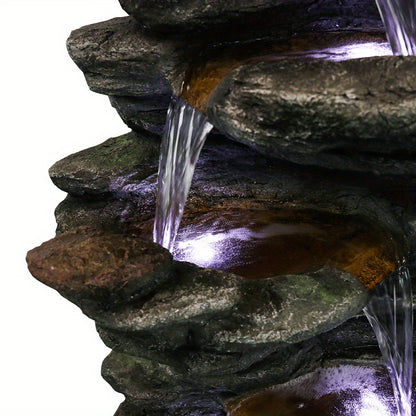 Waterornament – Tuinfontein – Buitenfontein – Fontein – Tuindecoratie – 101 cm Hoog – Duurzaam Resin – Zonder Elektriciteit