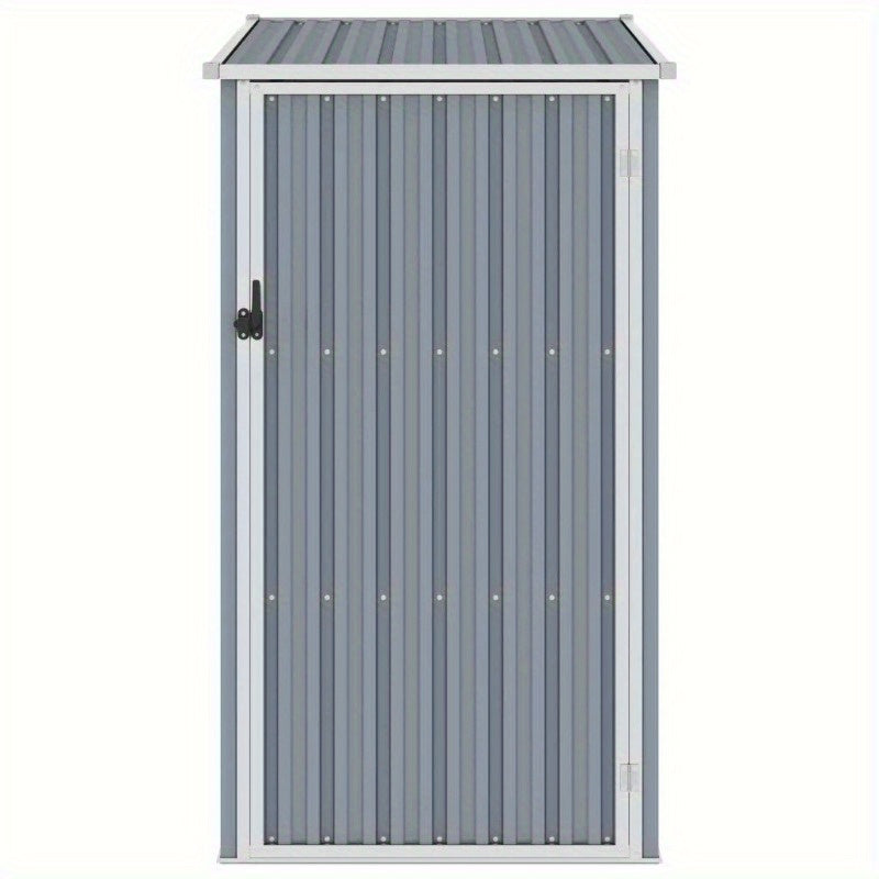 Tuinhuisje – Gereedschapsschuur – Berging – Tuinberging – Opberghuis – Grijs – Gegalvaniseerd Staal – 87x98x159 cm – Weerbestendig – Lichtgewicht En Verplaatsbaar
