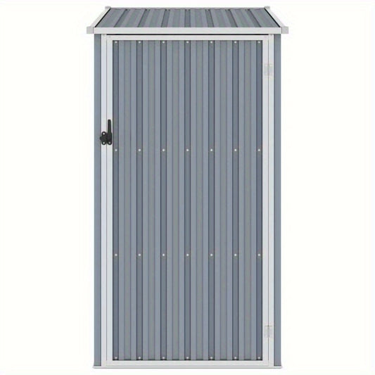 Tuinhuisje – Gereedschapsschuur – Berging – Tuinberging – Opberghuis – Grijs – Gegalvaniseerd Staal – 87x98x159 cm – Weerbestendig – Lichtgewicht En Verplaatsbaar