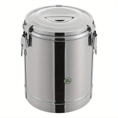 Geïsoleerde Emmer – Koelemmer – Bieremmer – Drinkemmer – Ijsemmer – Rvs Isolatie – 20 Liter Inhoud – Houdt Temperatuur 12 Uur