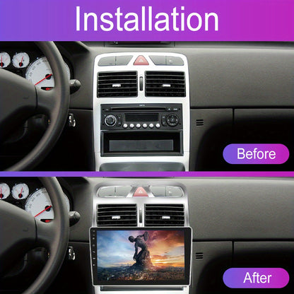 Android 15 Autoradio – Double DIN Multimedia Systeem – Android Auto – Draadloze CarPlay – GPS Navigatie – 9 Inch Touchscreen – AHD Achteruitrijcamera Met Microfoon