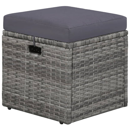 Loungeset – Tuinmeubelset – Loungeset Balkon – Loungeset Hoekbank – Loungeset Poly Rattan – Bruin – Weerbestendig PE Rattan – Uitneembare Wasbare Kussenhoezen