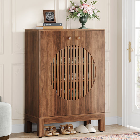 nachtkastje – bijzettafel – ladekastje – nachtkast – salontafel – massief hout – 2 ruime lades – volledig gemonteerd – walnoot