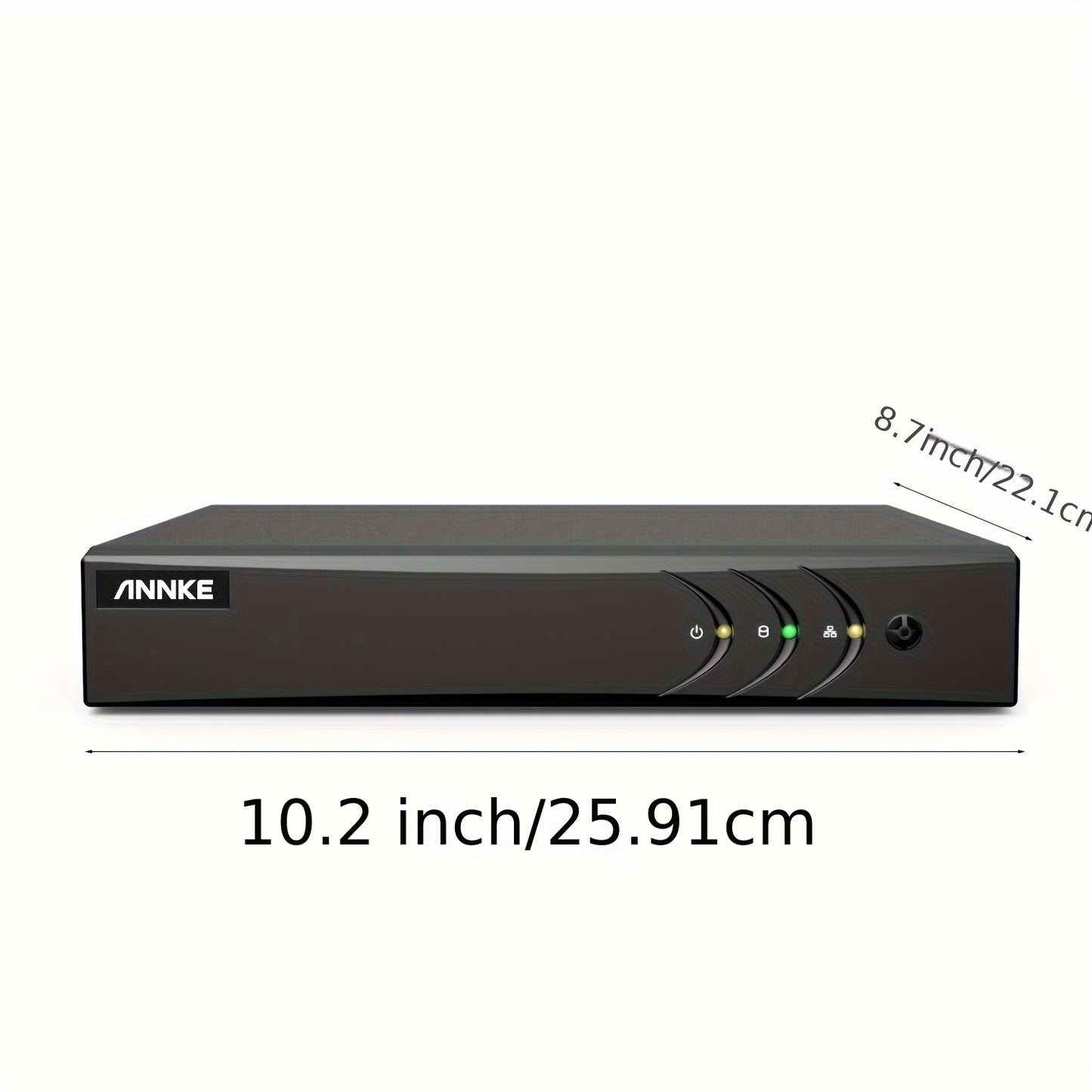 16-kanaals DVR Recorder – Beveiligingsrecorder – CCTV Recorder – Videorecorder – Surveillance Recorder – Zwarte Behuizing – 2TB Opslag – 5MP 3K Beeldkwaliteit – Bewegingsdetectie Met Email Notificaties