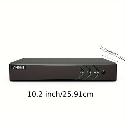 16-kanaals DVR Recorder – Beveiligingsrecorder – CCTV Recorder – Videorecorder – Surveillance Recorder – Zwarte Behuizing – 2TB Opslag – 5MP 3K Beeldkwaliteit – Bewegingsdetectie Met Email Notificaties