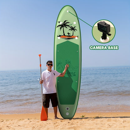 Paddleboard – SUP Board – Opblaasbaar Board – Stand Up Paddle – Watersportboard – Groen Shadow Coconut Breeze – Stevig PVC Materiaal – Compact Op te Bergen