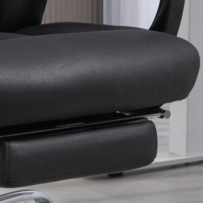 Ergonomische Bureaustoel – Bureaustoel – Werkstoel – Kantoorstoel – Directiestoel – Verstelbare Hoogte – Kantelfunctie 145° – Matzwart – Stevig Aluminium Frame – Max 120 kg Belastbaar