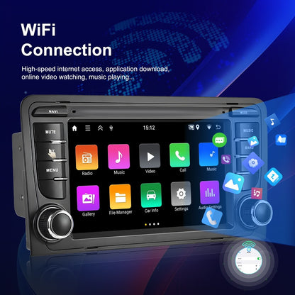 7-inch Autoradio – Auto Stereo – Multimedia Speler – Android Radio – Auto Headunit – Draadloos CarPlay & Android Auto – Android 13 Met GPS en Wifi