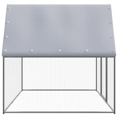 Kippenren – Buitenren – Kippenhok – Pluimveerek – Draadren – 3x2x2 meter – Gegalvaniseerd Staal – Weerbestendig & Duurzaam