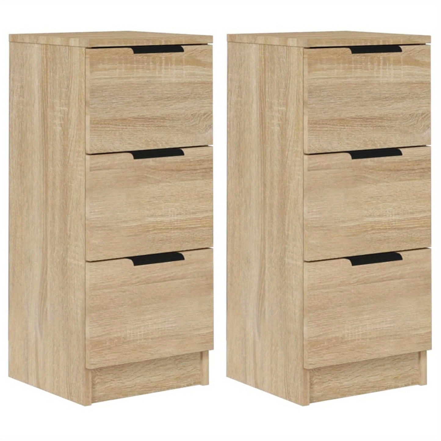 Sideboards 2pcs Sonoma Oak 30x30x70cm Engineered Wood