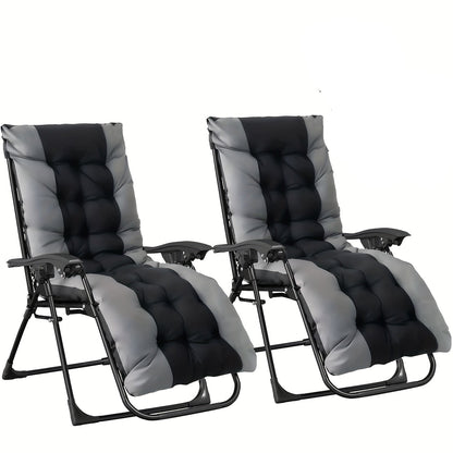 Ligstoel – Tuinstoel – Loungestoel – Zonnebed – Campingstoel – Extra breed – Aluminium frame tot 150 kg – Inklapbaar met verstelbare rugleuning en nekkussen
