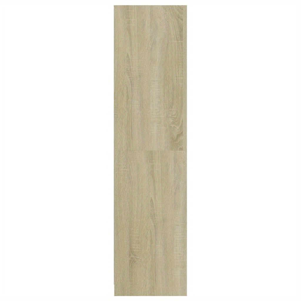 Wardrobe with Drawers 50X50X200 Cm Made of Treated Sonoma Oak Wood.