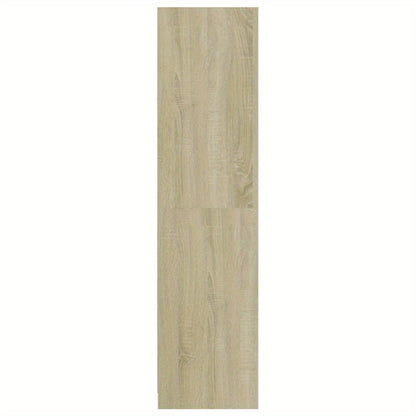 Wardrobe with Drawers 50X50X200 Cm Made of Treated Sonoma Oak Wood.