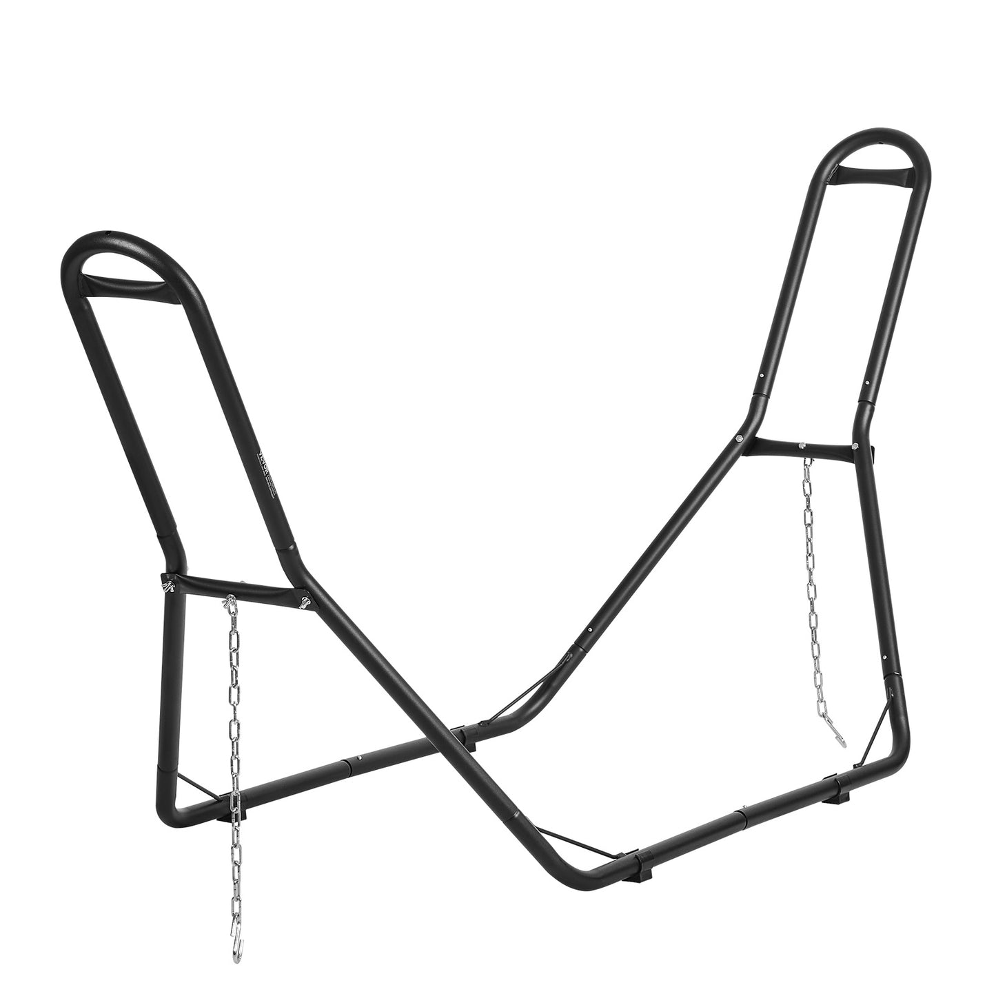 Hangmatstandaard – Hangmat Frame – Staander Voor Hangmat – Stevig Stalen Frame – 110 Inch Variant – Geschikt Voor 2,1-3,9 Meter Hangmatten – Max. Draagkracht 204 kg – Weerbestendig Poedercoating