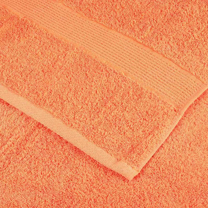 Badhanddoeken – Handdoeken – Strandlakens – Douchehanddoeken – Badlinnen – Oranje Kleur – 100% Katoen – 70x140 cm – 600 g/m² – Set van 10 Stuks