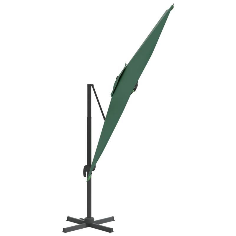 Zwevende Parasol – Hangende Parasol – Lateral Parasol – Buiten Parasol – Aluminium Paal – 400x300 Cm – Waterafstotend Polyester