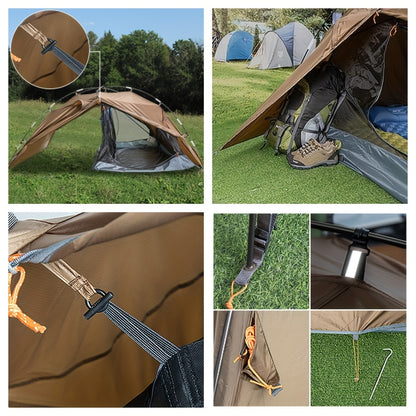 Kampeertent – Tweepersoons Tent – Backpacktent – Wandel Tent – Lichtgewicht Tent – Snelle Opzet – Aluminium Frame – Compact Opvouwbaar – Goede Ventilatie – Duurzaam Nylon