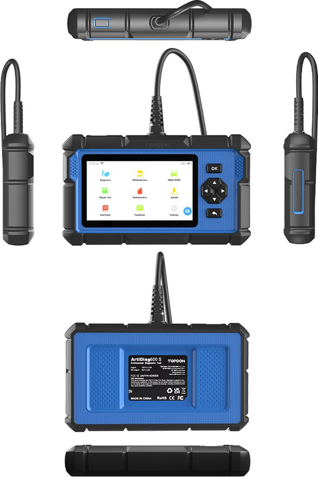 OBD2 Scanner - OBD2 - Storing Verwijderen - 9 Speciale Functies - Uitleesapparatuur Auto - Diagnosecomputer - Diagnose Auto - ABS/SRS/EGR - Zwart
