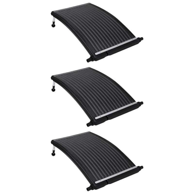 Zonne-Energie Verwarmingspanelen – Zwembadverwarming – Zonnepanelen Voor Zwembad – Duurzame Zwembadverwarmer – Gebogen Ontwerp – Weerbestendig Metalen Behuizing
