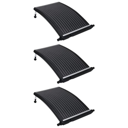 Zonne-Energie Verwarmingspanelen – Zwembadverwarming – Zonnepanelen Voor Zwembad – Duurzame Zwembadverwarmer – Gebogen Ontwerp – Weerbestendig Metalen Behuizing
